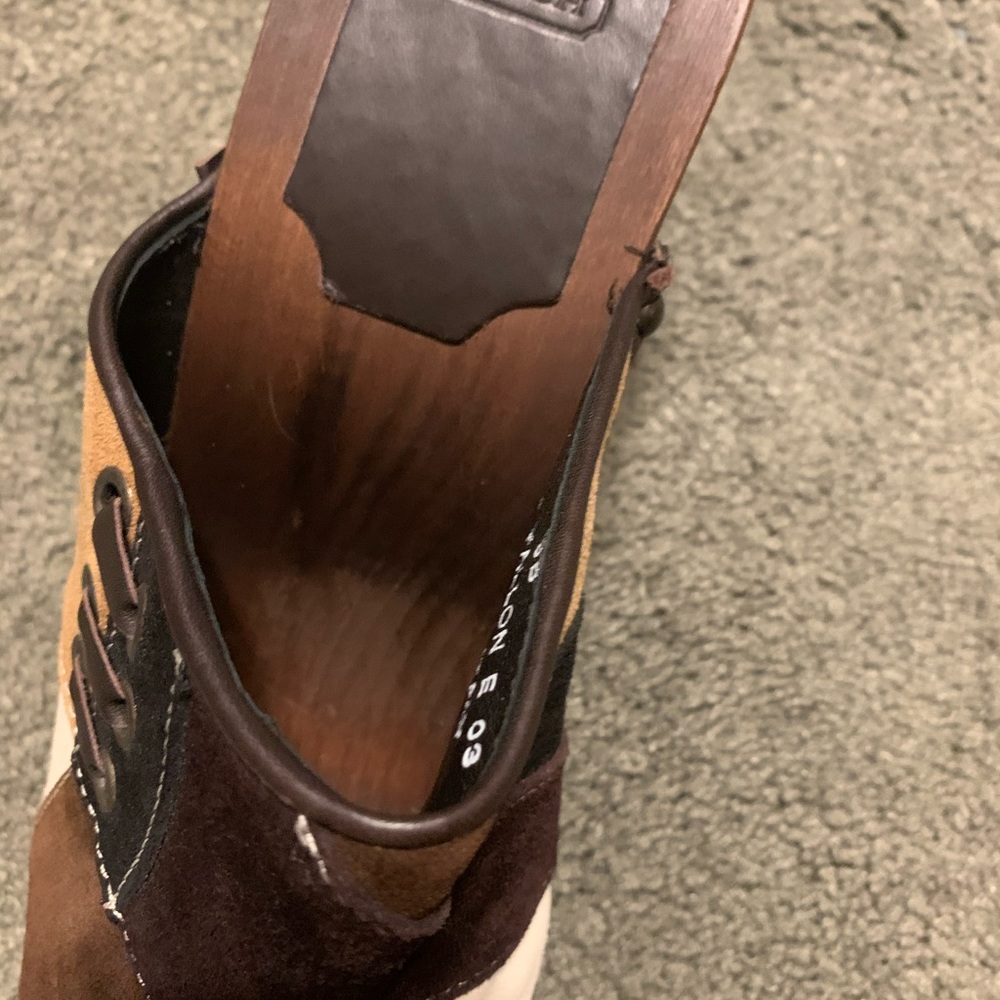 Coach Patchwork Studded Clogs Run Small - image 4